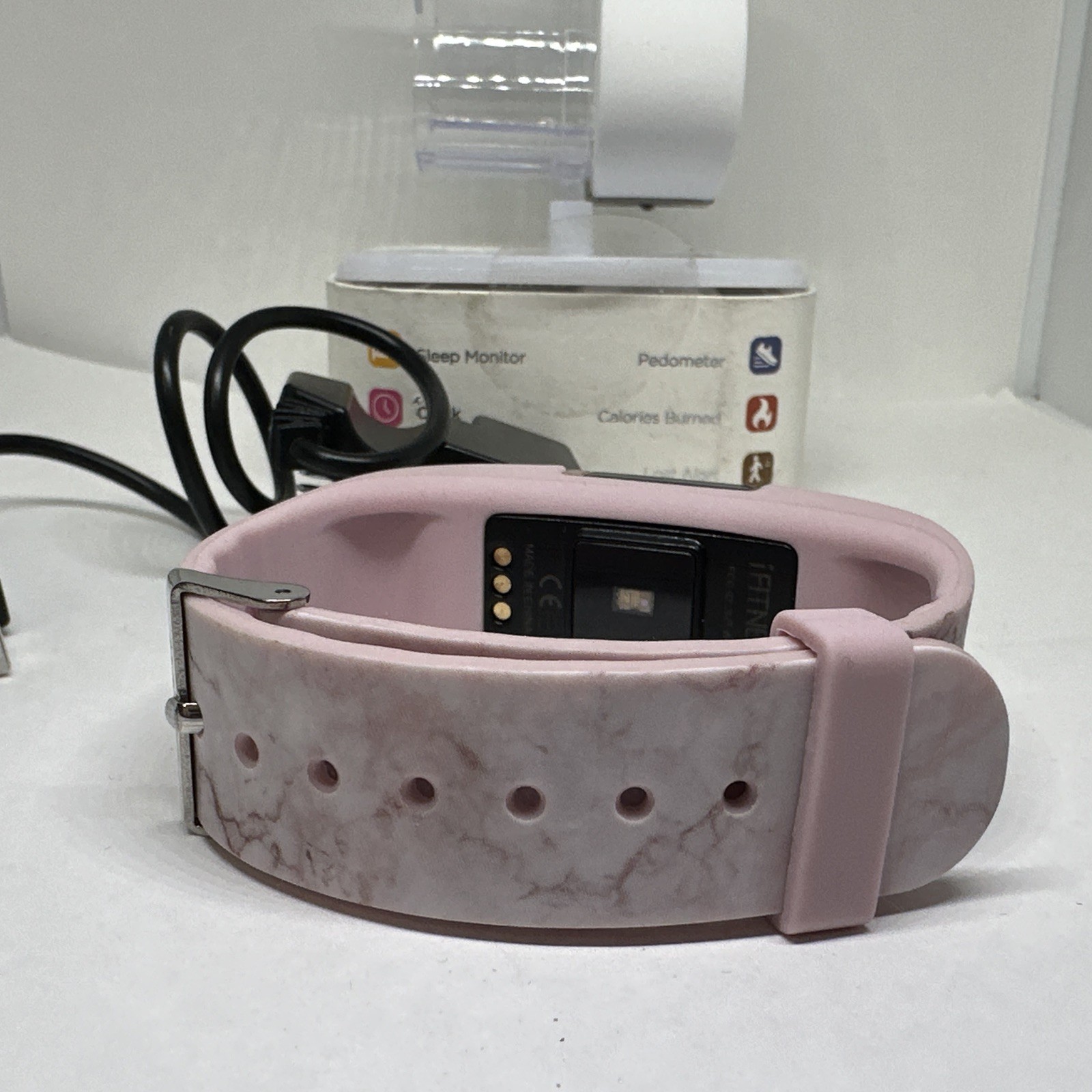 iFitness Pulse XJT-W37H Women’s Lavender Silicone Activity Tracker Watch XOB43