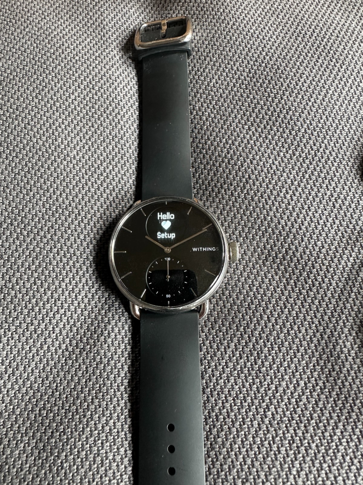 Withings Scanwatch Hybrid Health Tracking Watch – Black – 38mm