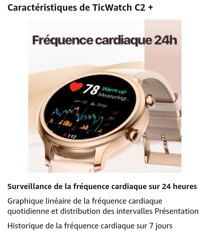 Mobvoi TicWatch C2+ Luxury Smartwatch