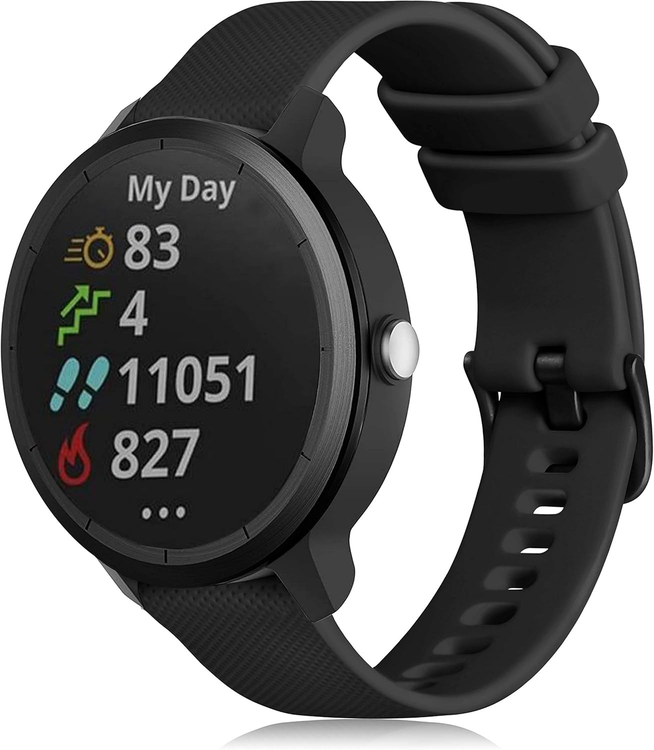20mm Silicone Strap Compatible with Garmin Vivoactive 5 and 3