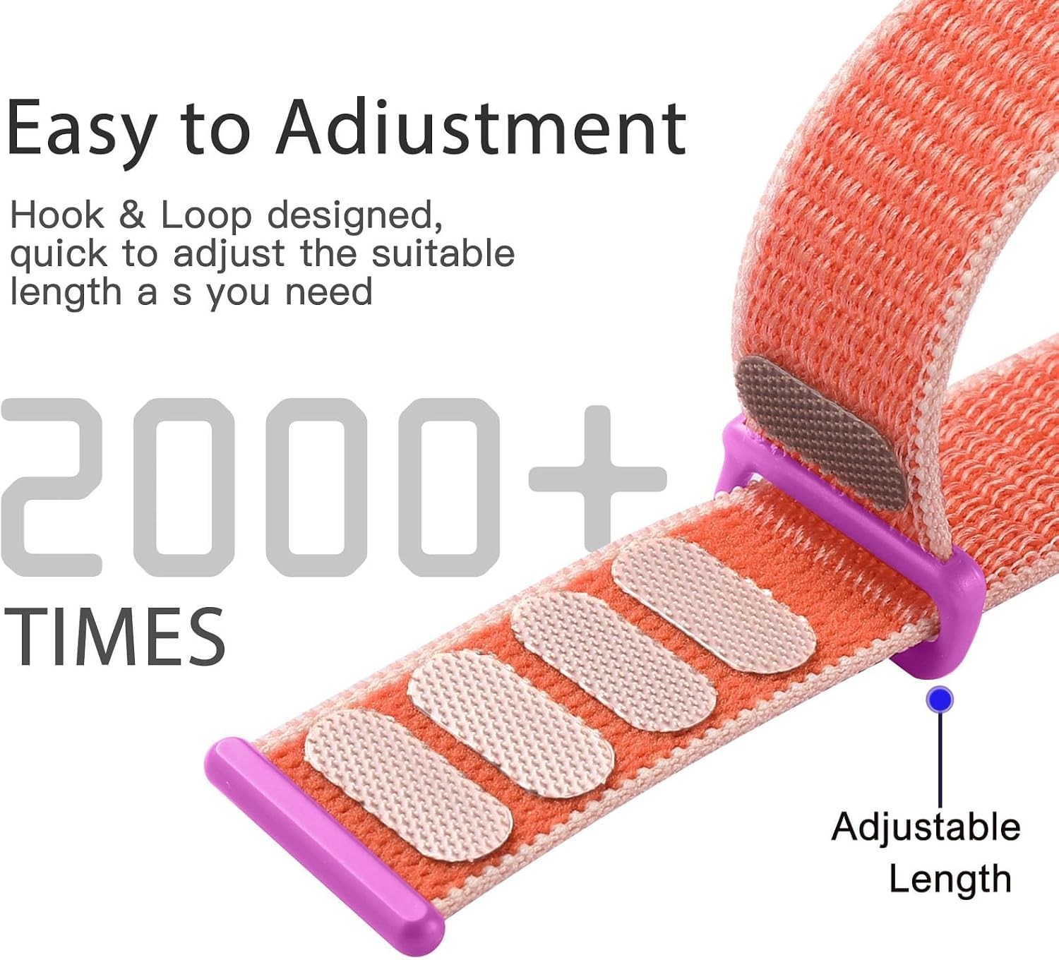 Sport Loop Band for Apple Watch Series 11/10/9/8/7/6/5/4 40mm 41mm Plum