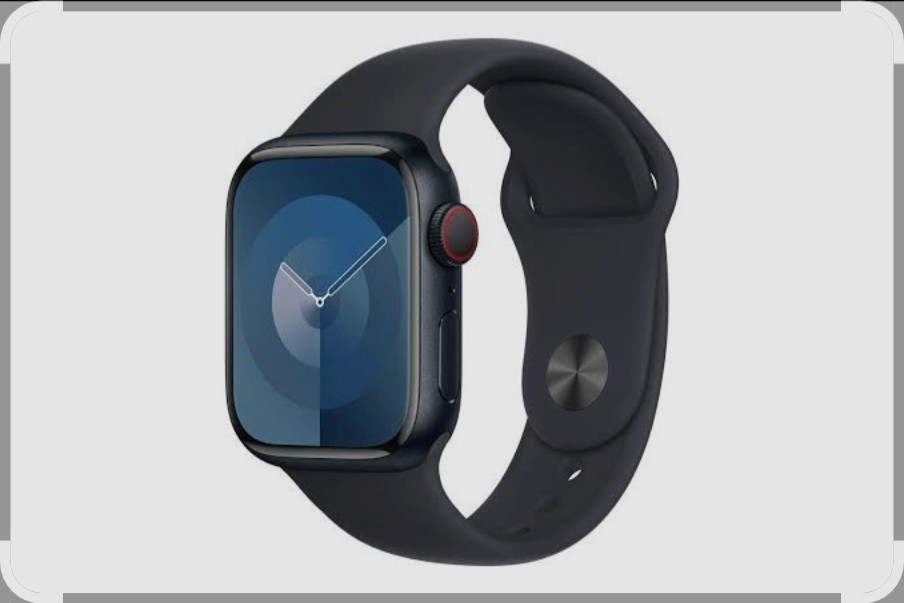 Apple Watch Series 9 GPS 45mm Aluminum Case w/ Midnight Sport Band M/L MR9A3LW/A
