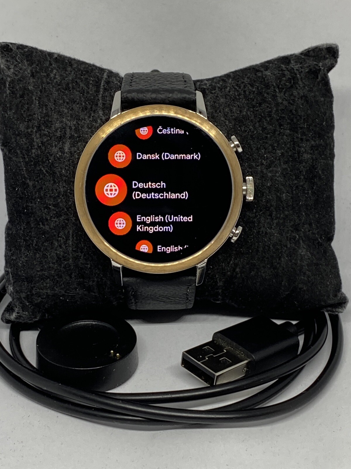 Fossil Gen 4 Authentic Digital Dial Smart Watch Custom Band FTW6016 LT341