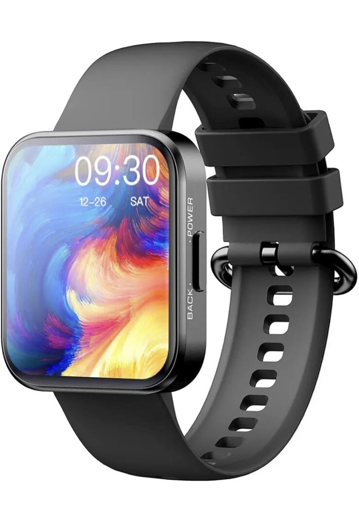 MISIRUN Smart Watch 1.71″ Full Touch Fitness Tracker Heart Rate Monitor Message