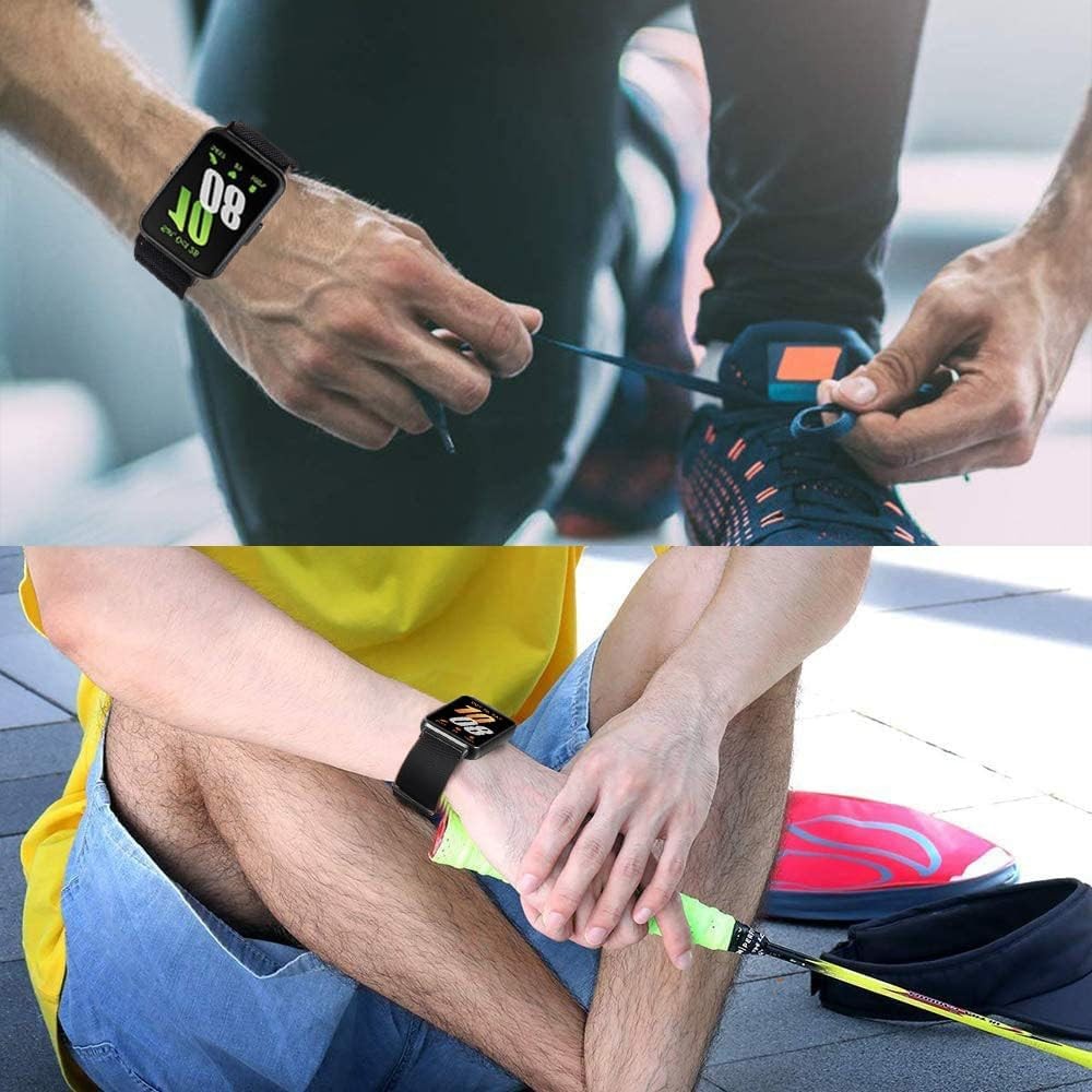 3 Pack Stretchy Nylon Strap Compatible with Samsung Galaxy Fit 3 SM-R390