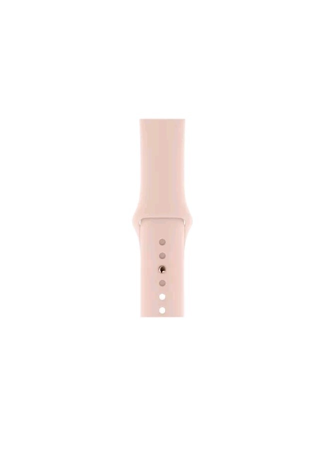 Apple Watch Series 4 40 mm Gold Aluminum Case with Pink Sand Sport Band (GPS)