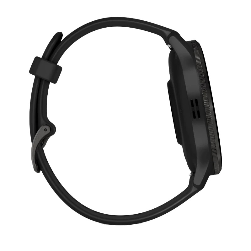Garmin Venu 3, 45mm Slate Stainless Steel with Silicone Band (010-02784-01)