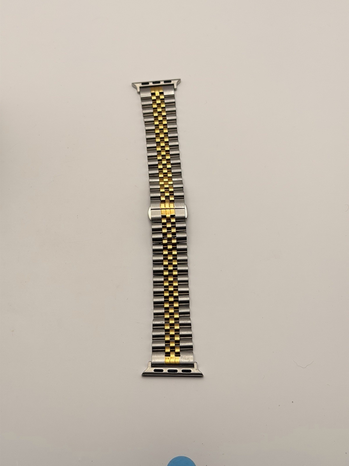 Apple Watch Stainless Steel Jubuly Gold & Silver, 42/44/46/49mm, excellent