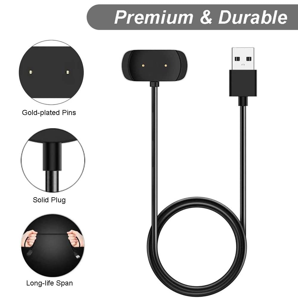 Replacement Magnetic Charging Cable for Amazfit Bip 5/3, T-Rex Pro, GTS 4 Mini