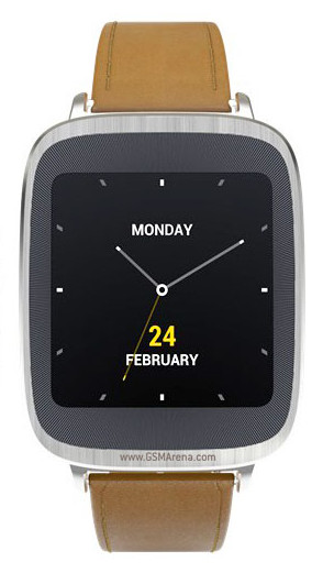 Asus ZenWatch – WI500Q – Silver / Leather Brown – New in Box