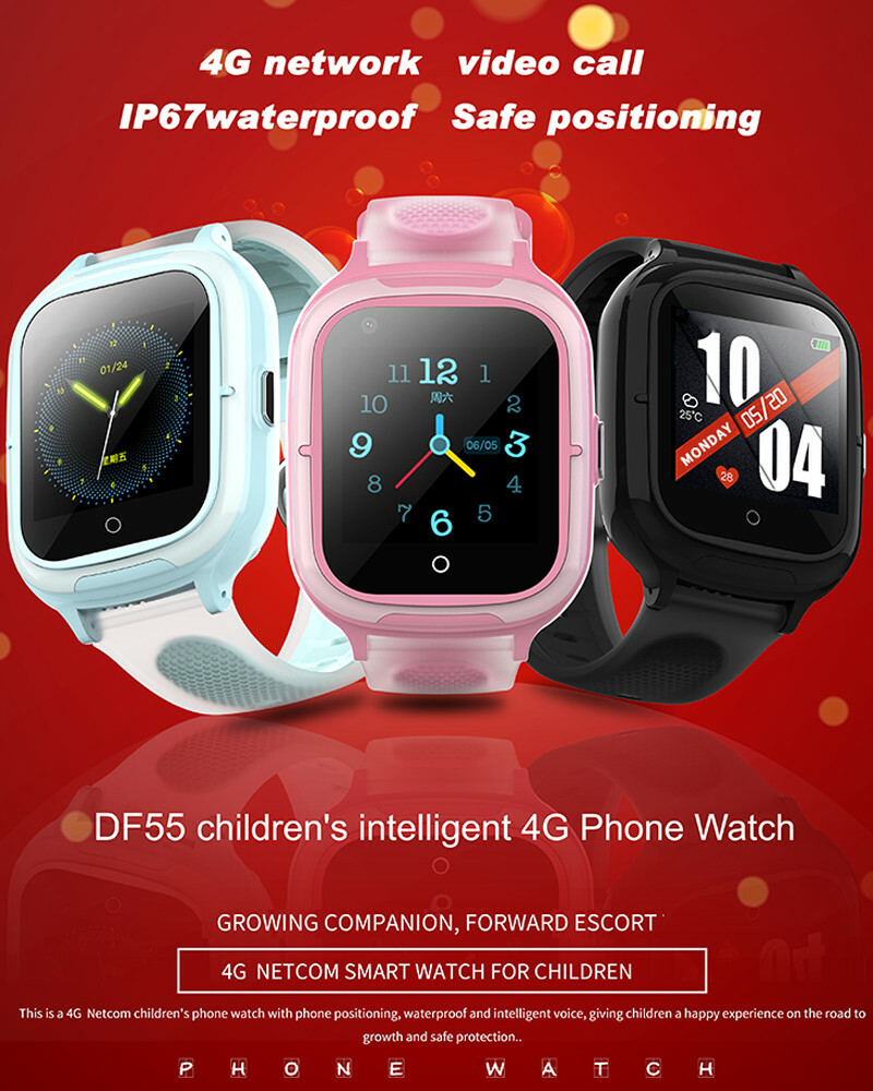 Kids Smart Watch with Camera SOS Call 4G Phone Watches For Boys Girls Gift
