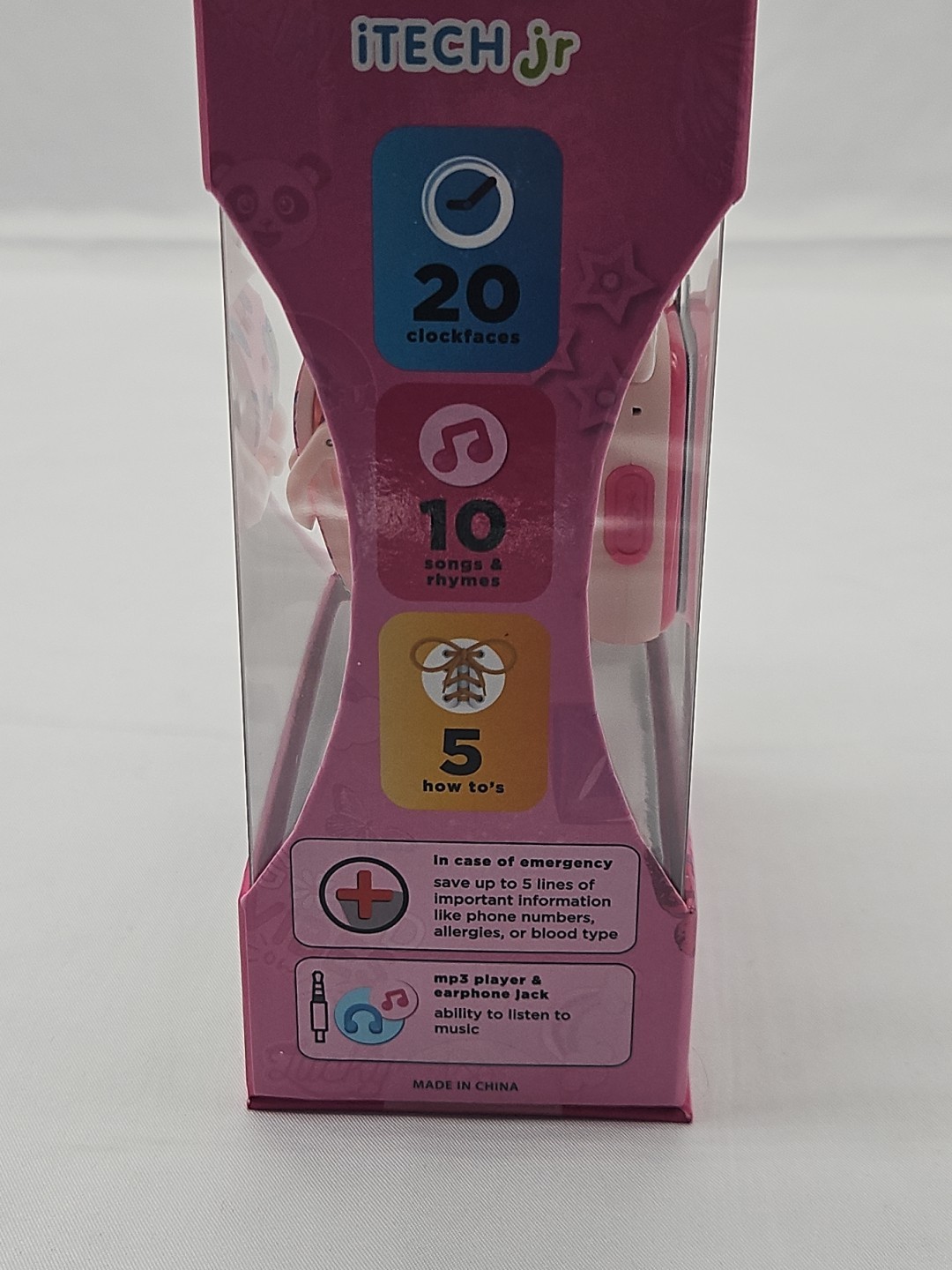 ITECH Jr. Kids Smartwatch Butterfly Band Earbuds W/MP3 Jack 25+ STEM Games