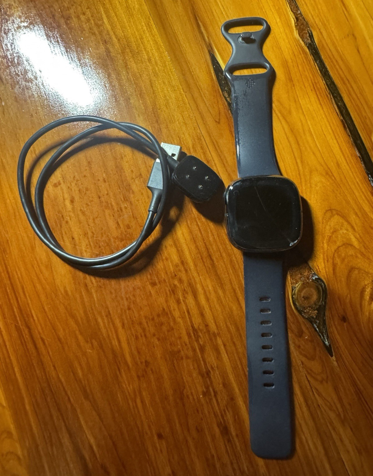 Fitbit Sense Smartwatch Black Silicone band