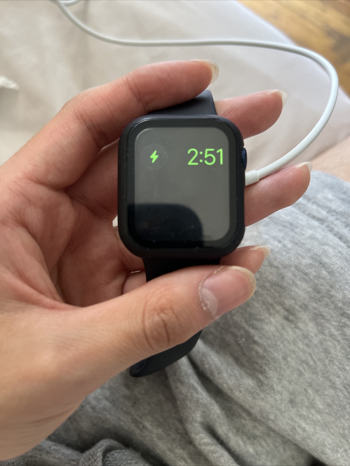 Apple Watch Series 6 GPS 40mm Blue Aluminium Case Deep Navy Sport Band -…