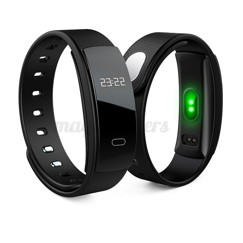 Smart Watch Band Heart Rate Blood Pressure Monitor Tracker Fitne ∸