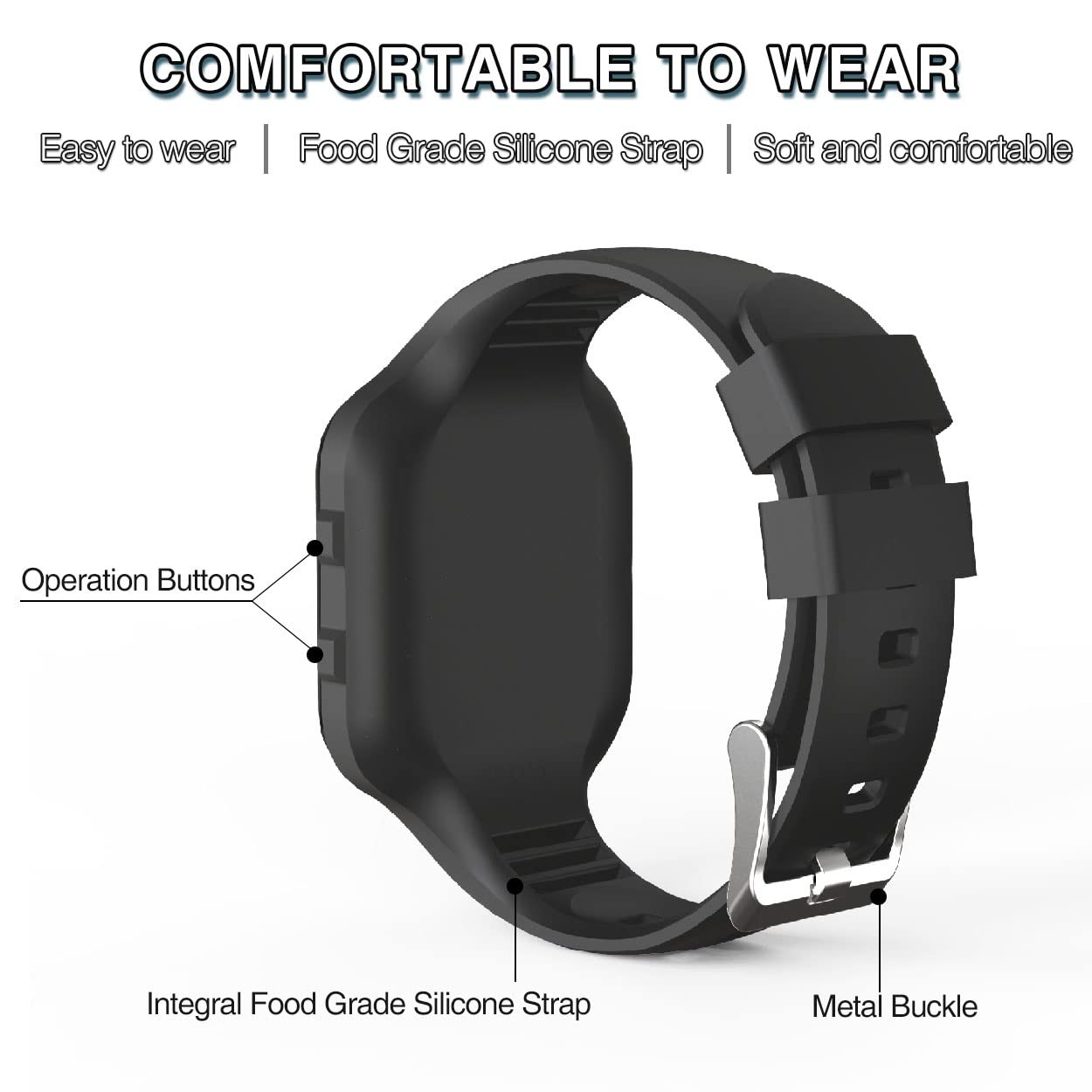 Non-Bluetooth Fitness Tracker ,Digital Pedometer ,with Step Counting/Distance…