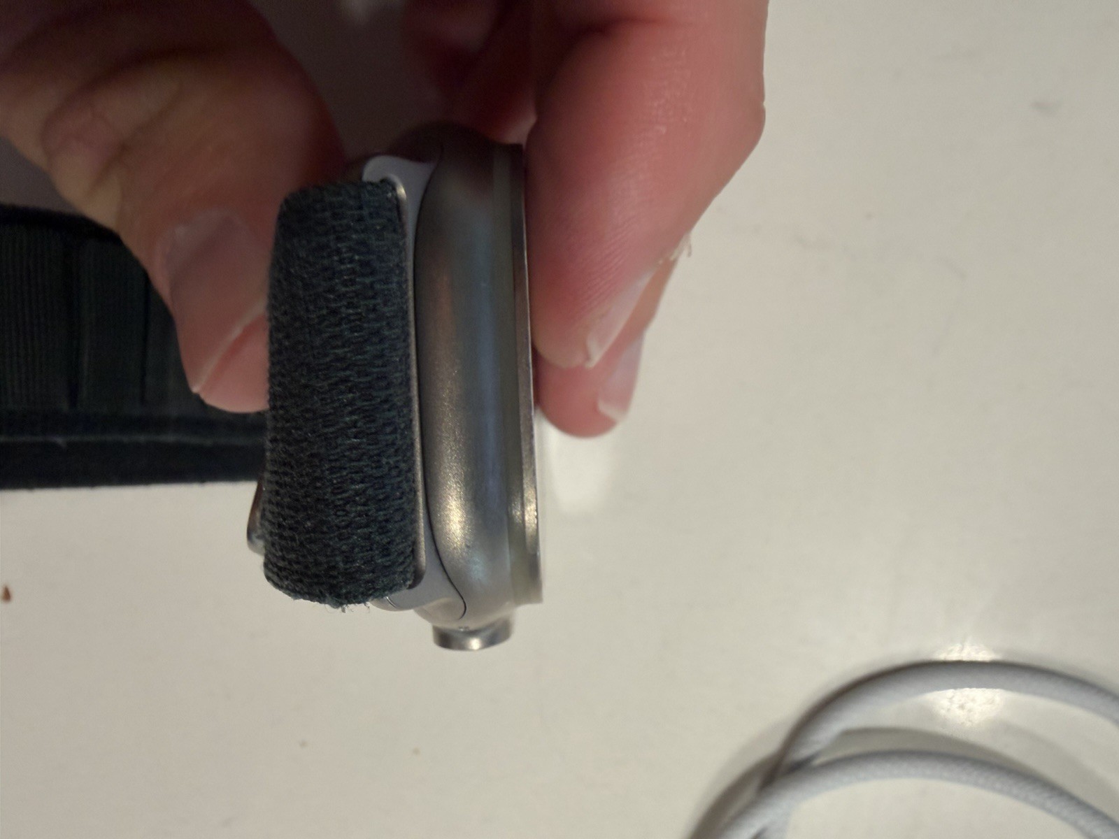 Apple Watch Ultra 1 used Green Alpine Band Milanese Loop 49mm
