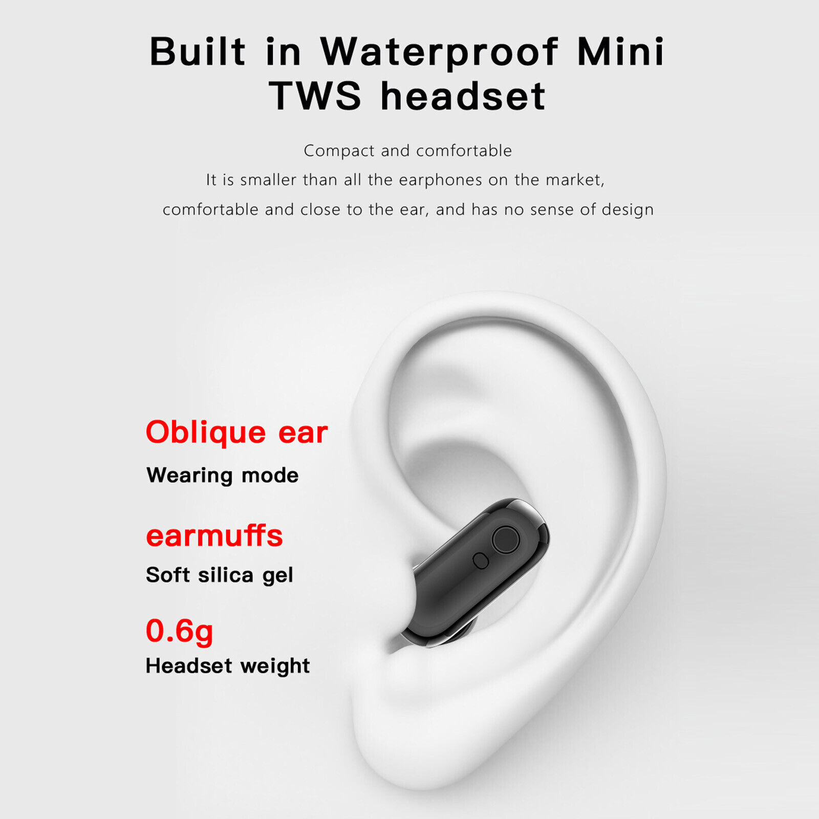 2 in 1 Smart Watch with Earbuds Smartwatch True Wireless Bluetooth Headsets Kit