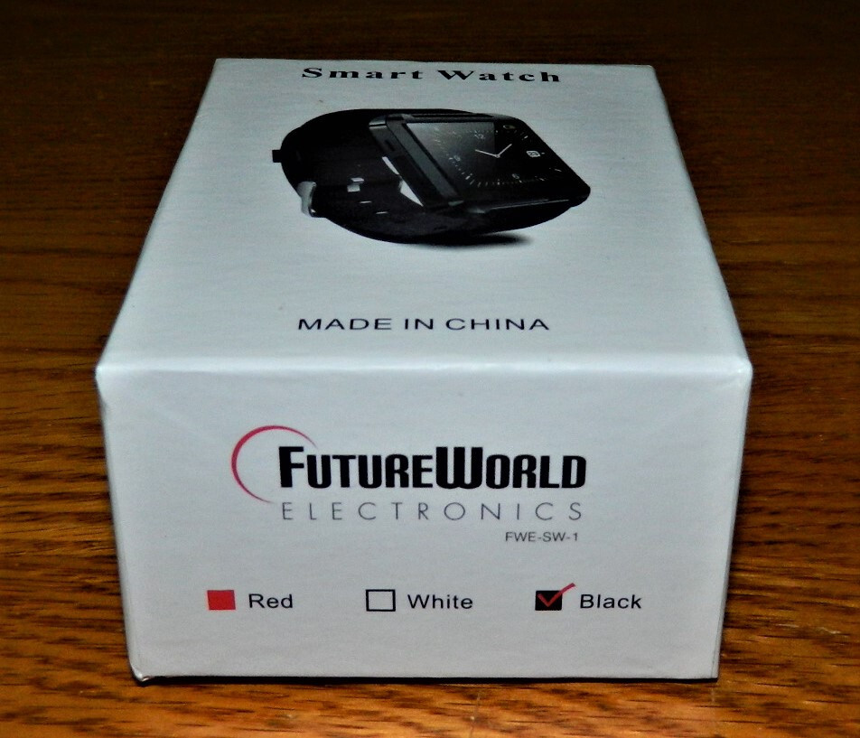 FutureWorld Electronics Smart Watch FWE-SW-1 Black New Open Box