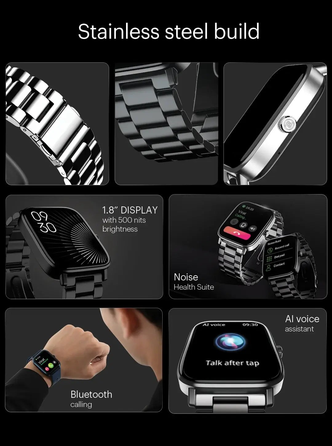 2026 Smart Watch For Men/Women, Waterproof Smartwatch, Bluetooth iphone Samsung