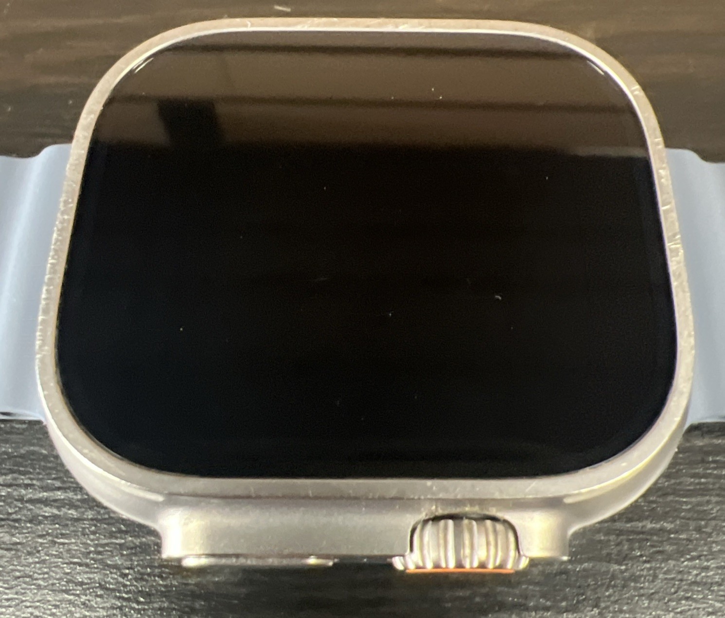 Apple Watch Ultra 3 (A3281) 49MM Silver Titanium GPS + Cellular w/Blue-Gray Band