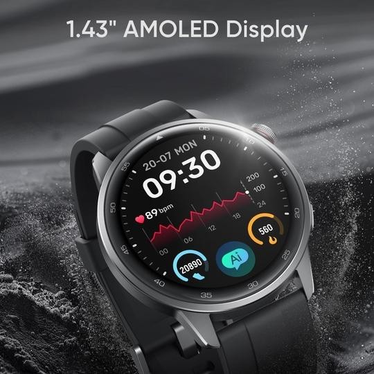 REALME WATCH S2 with 1.43″ AMOLED display, ChatGPT-powered AI voice assistant, B