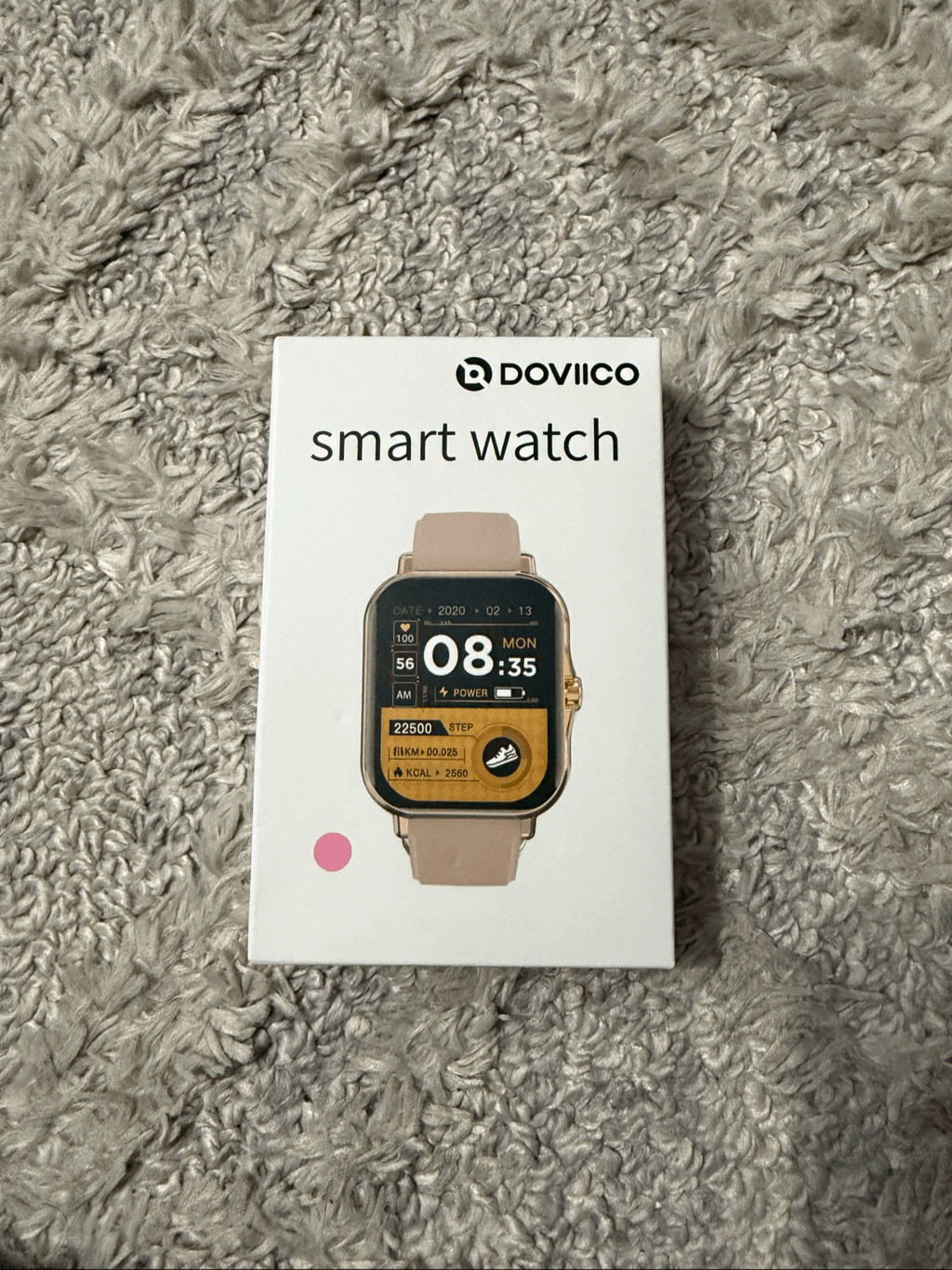 DOVIICO Pink Smart Touch Screen Watch Brand New