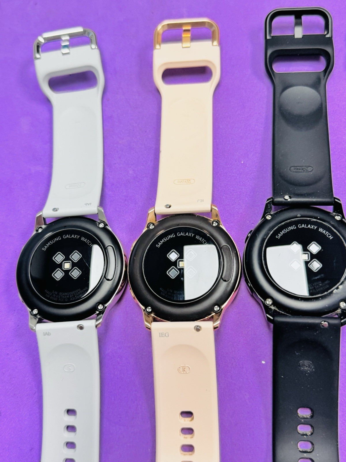 (Lot of 4) **AS-IS READ MORE** Samsung Galaxy Watch Active SM-R500 Smart Watch