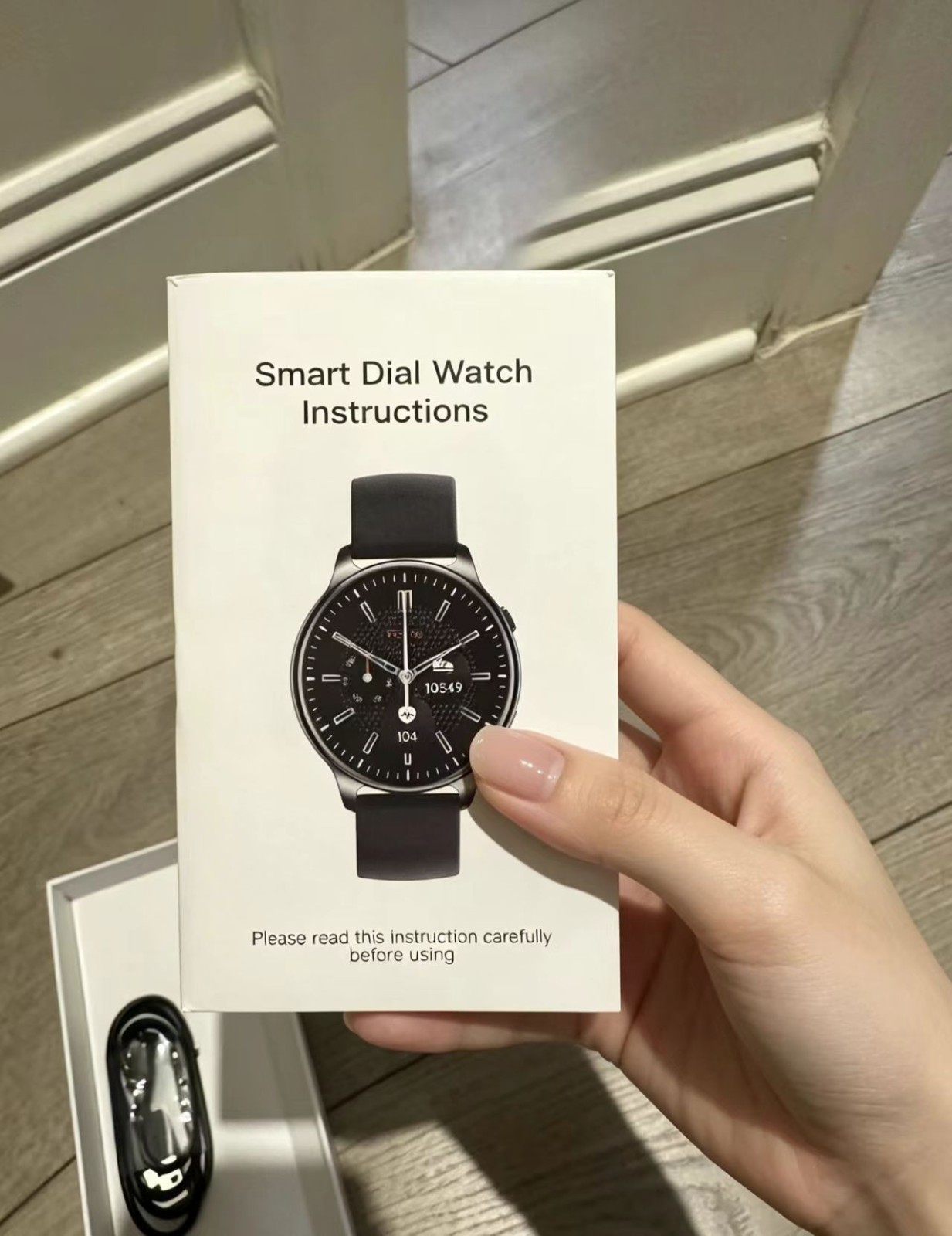 Brand New Women’s Dopamine Sports Smart Watch with Black Rubber Strap 52mm