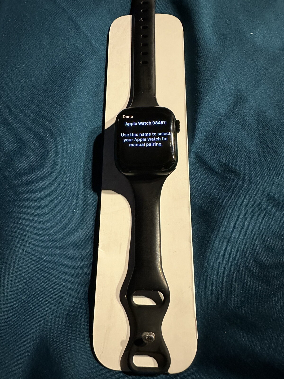 Apple MKH93LLA Series 7 41mm Aluminum Case with Green Fluoroelastomer Band…