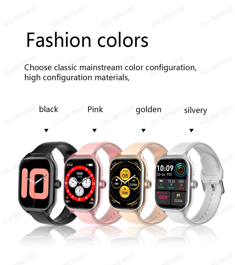 Smart Watch For Android IOS Watches 1.83inch HD Display Bluetooth Call Message A