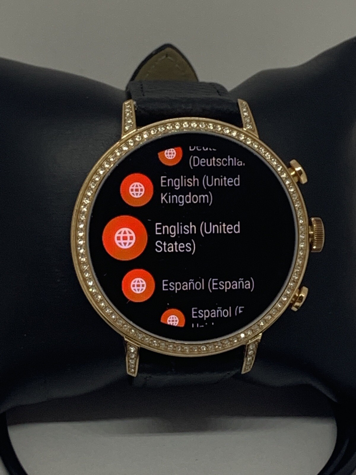 Fossil Gen 4 Authentic Digital Dial Smart Watch Custom Band FTW6011 QT481