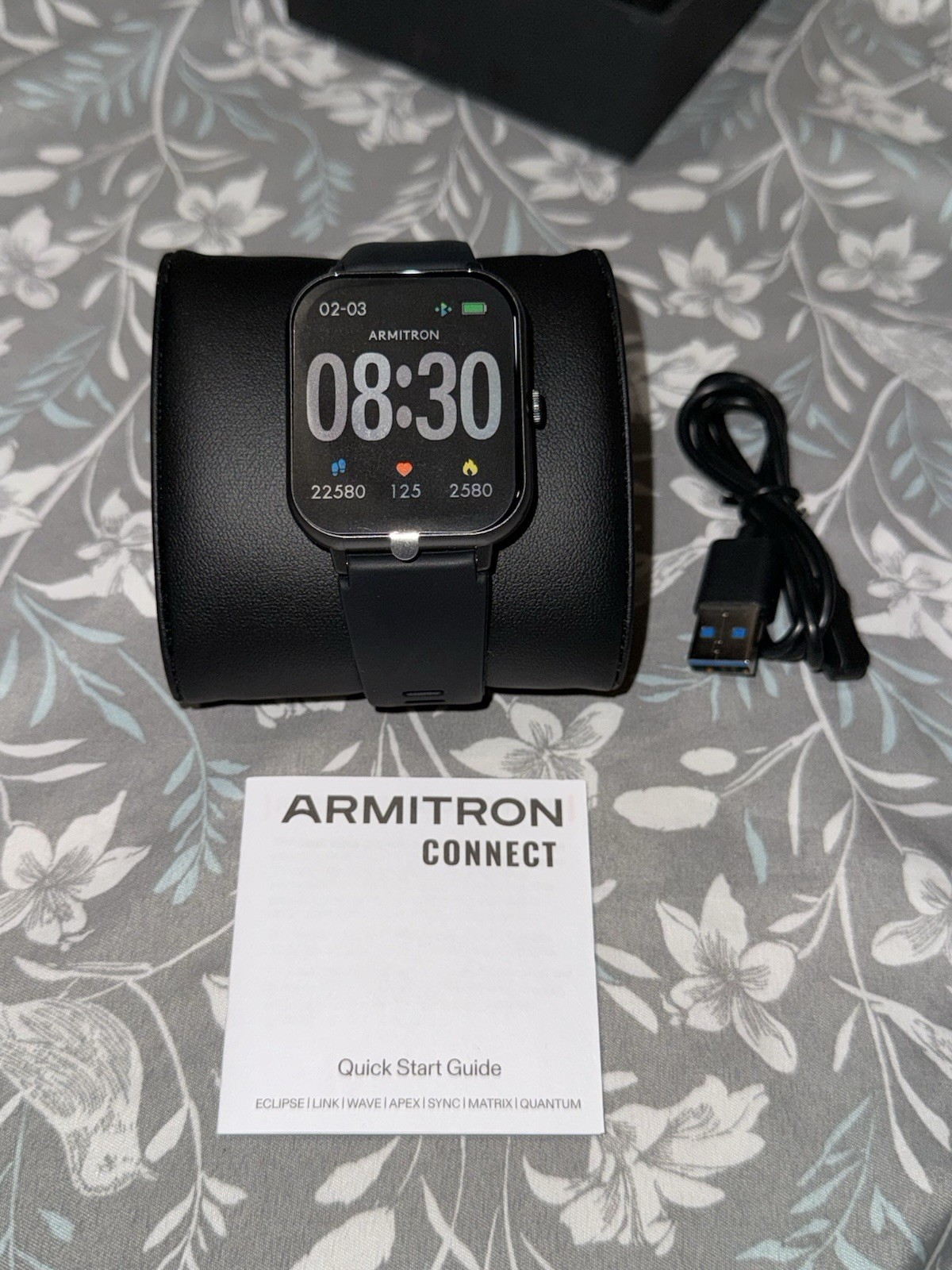 Armitron Connect Eclipse Smartwatch 45mm w/Voice Assistant & Backlight