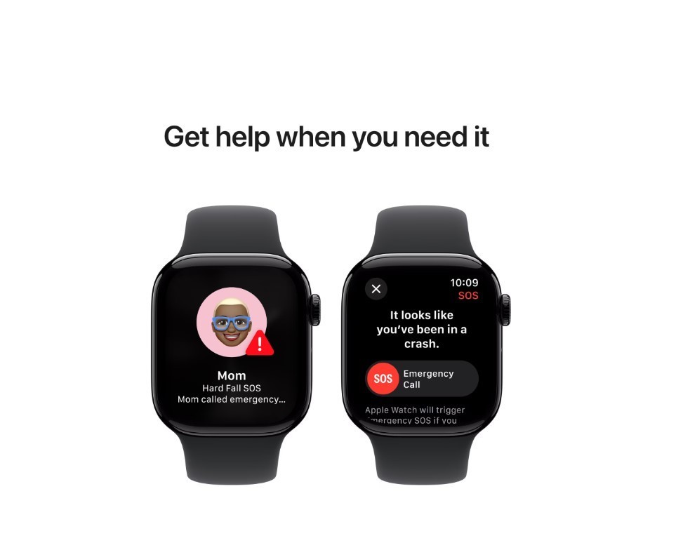 Apple Watch Series 10, iOS, Black/42mm, GPS + Cellular Smartwatch with 18 Hours