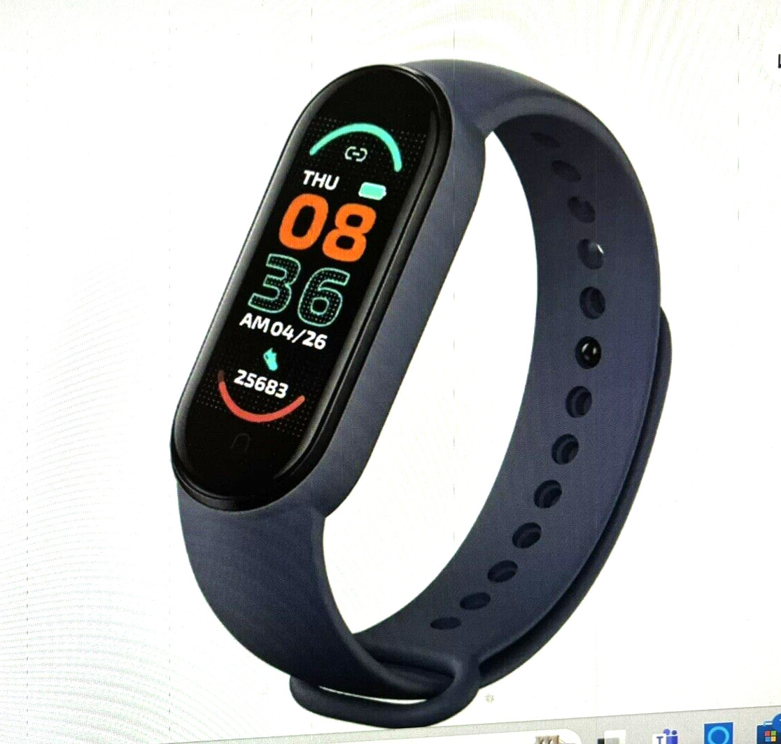 M7 Smart Band MIband Waterproof Smart Watch For Men – Woman (Blue Band)