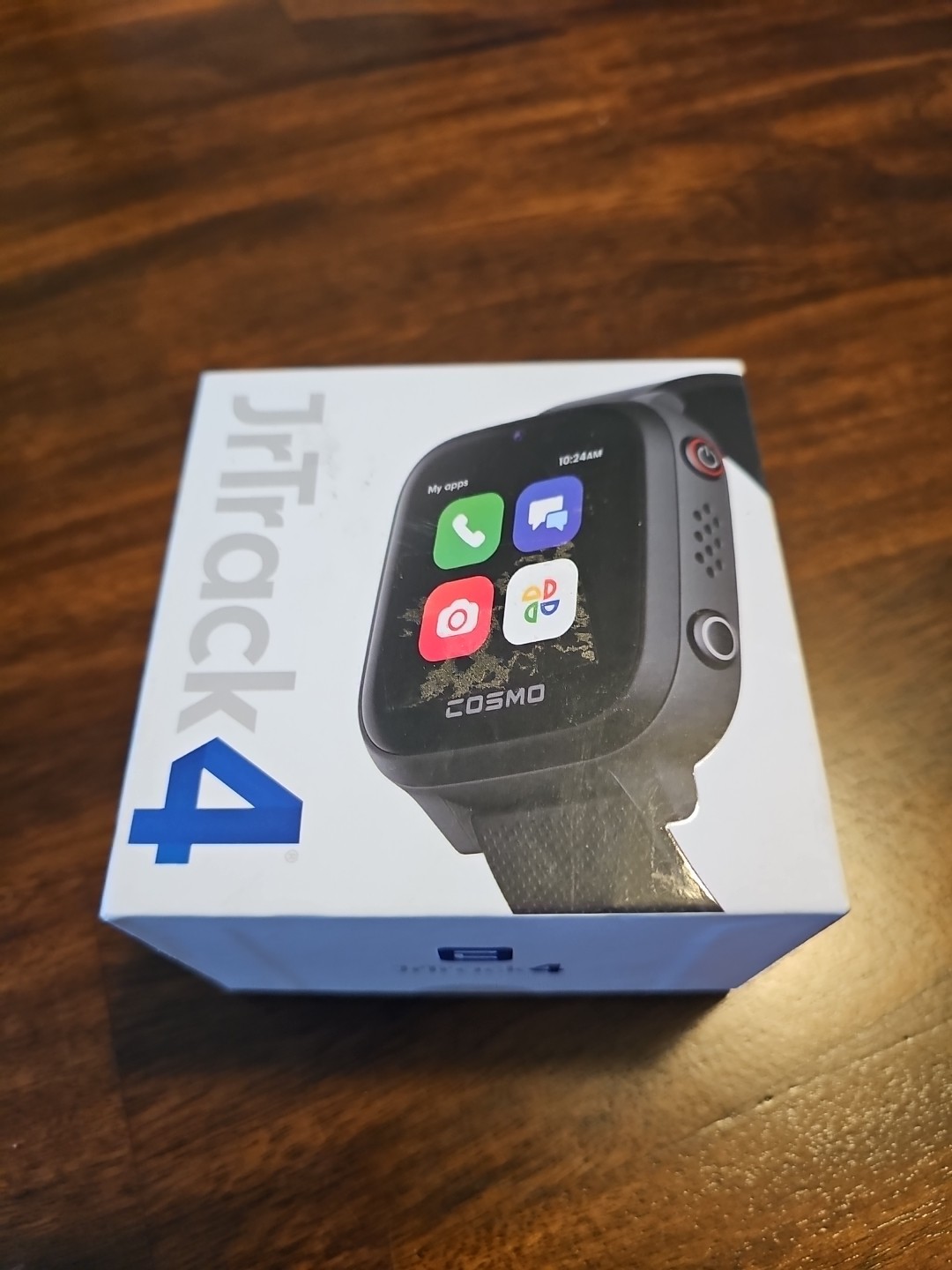 COSMO JrTrack 4 Kids Smartwatch Phone GPS Tracker Black New Child Safety Watch