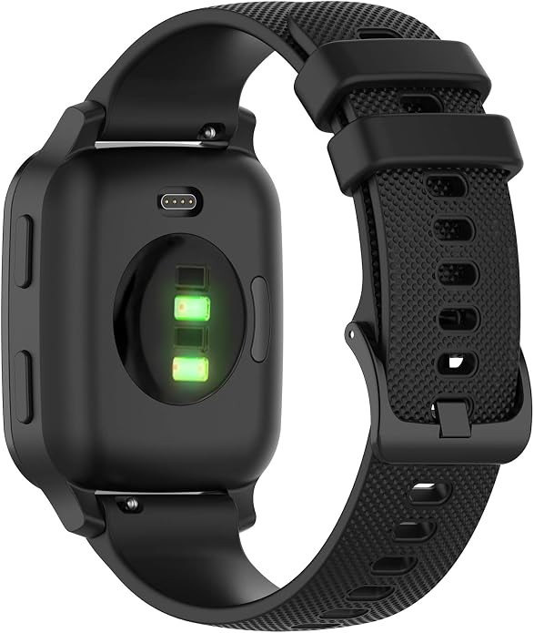 2 Pack Soft Silicone Strap Compatible with Garmin Venu/Venu2 Plus for Women Men