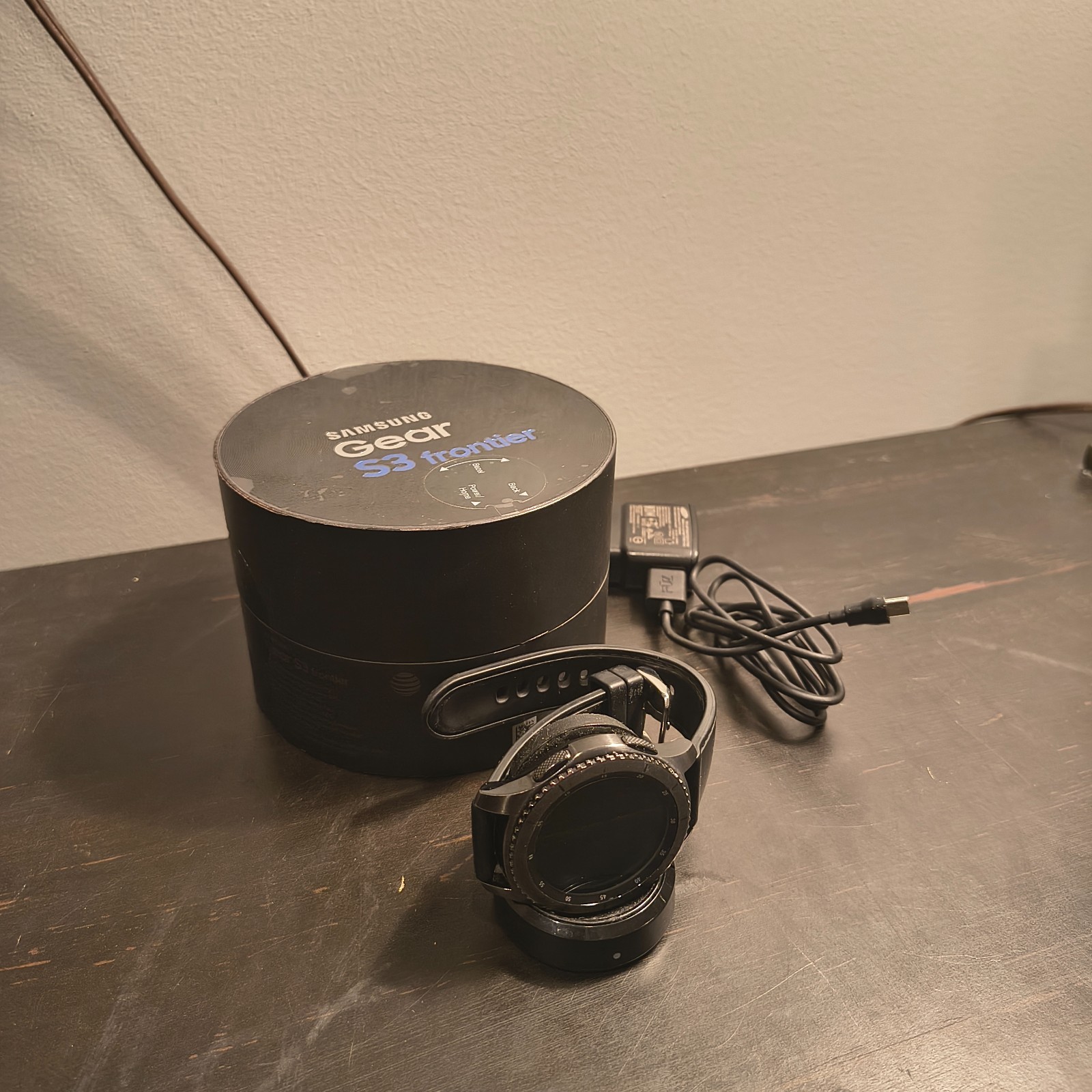 Samsung Galaxy Watch S3 Frontier Black Silver AT&T