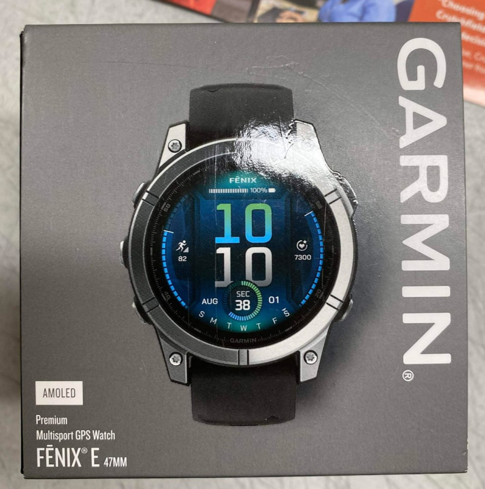 Garmin fenix E – 47 mm, AMOLED, Premium Multisport GPS Smartwatch