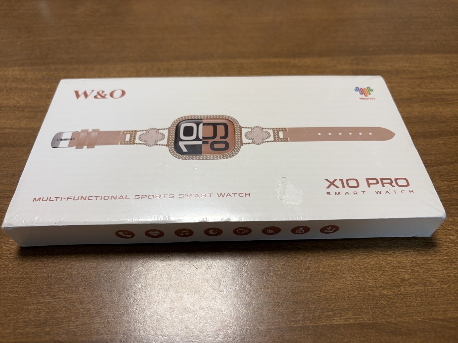 W&O X10 Pro Smart Watch Multi-Functional Sports Smart Watch Gold FREE SHIPPING