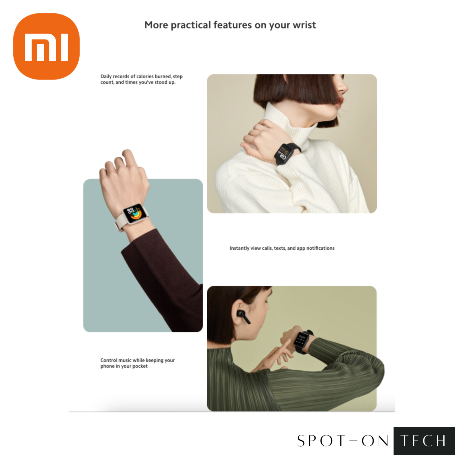 Xiaomi Mi Watch Lite Bluetooth Smart Watch GPS Heart rate & more 5ATM Waterproof