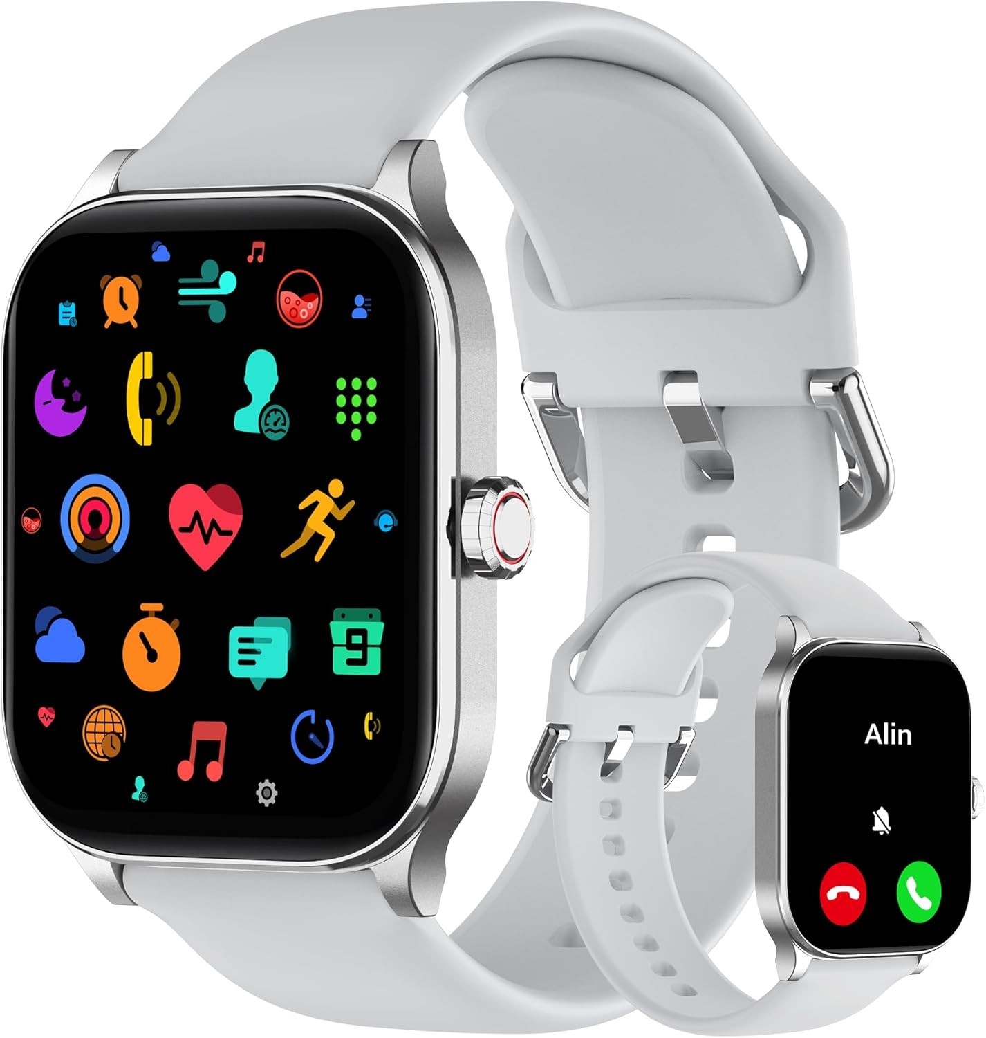 Reloj inteligente Bluetooth para mujeres y hombres para Android iPhone