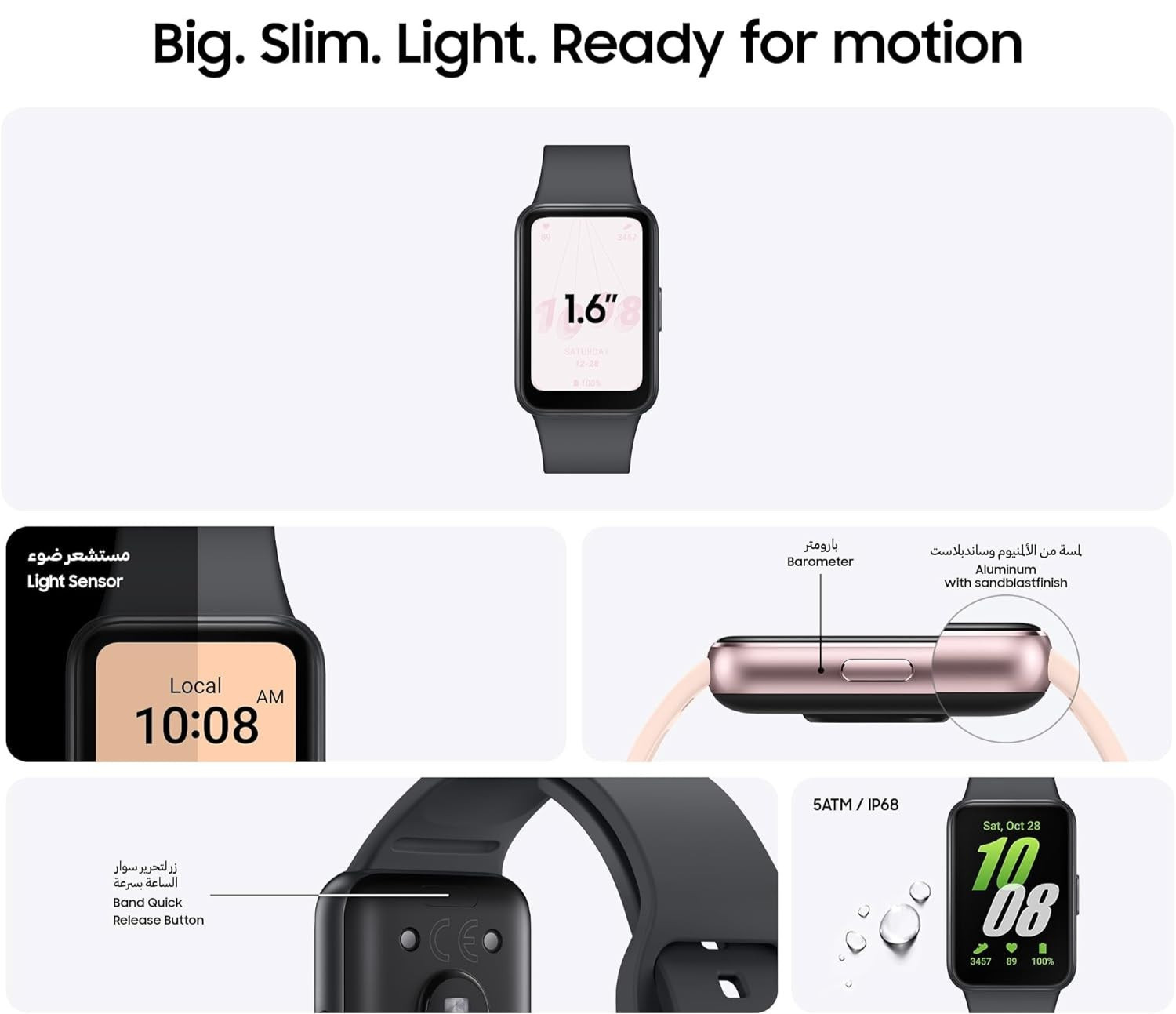 Samsung Galaxy Fit 3, Gray