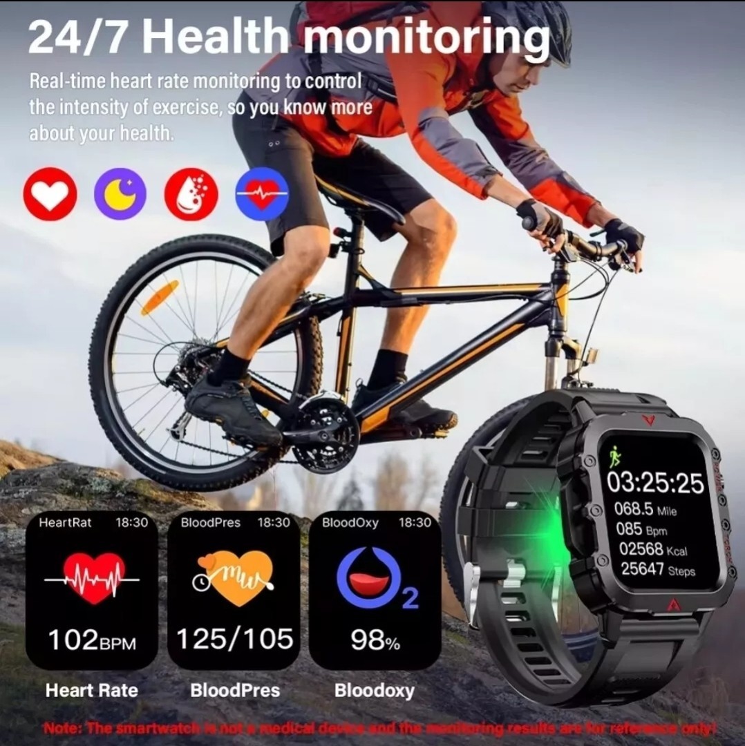 Q11 Laxasfit Smart Watch For Android & For IOS Silver