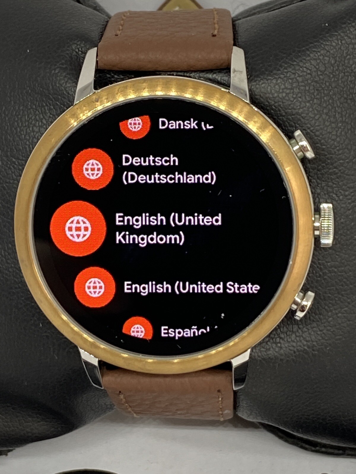 Fossil Gen 4 Authentic Digital Dial Smart Watch Custom Band FTW6016 DC908