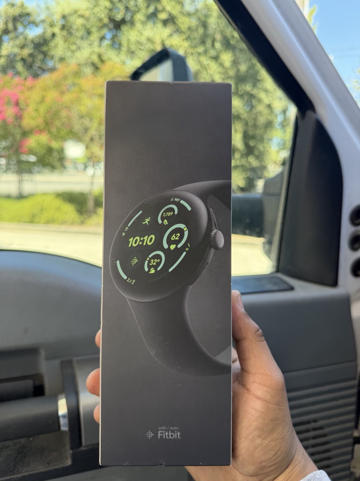 NEW Google Pixel Watch 3 – 45mm Wifi – Matte Black Aluminum Case -Obsidian Band