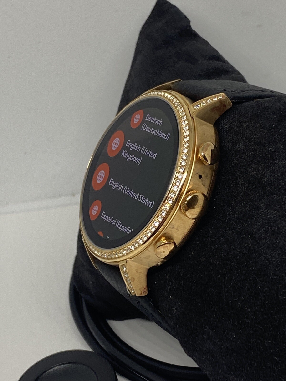 Fossil Gen 4 Authentic Digital Dial Smart Watch Custom Band FTW6015 AB394