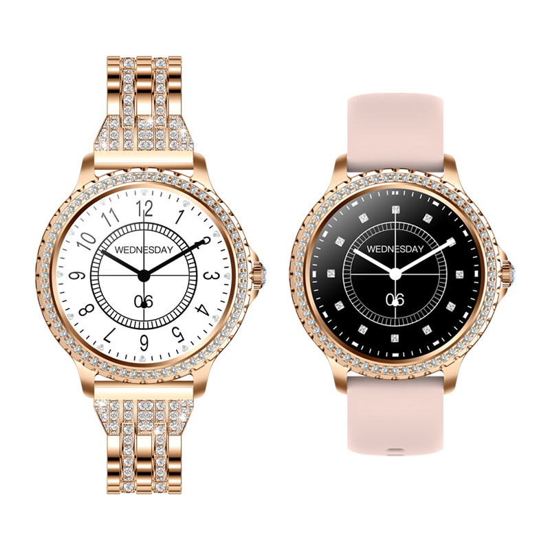 Women’s Fashion Smart Watch with Health Monitoring AI Voice Assistant Waterproof