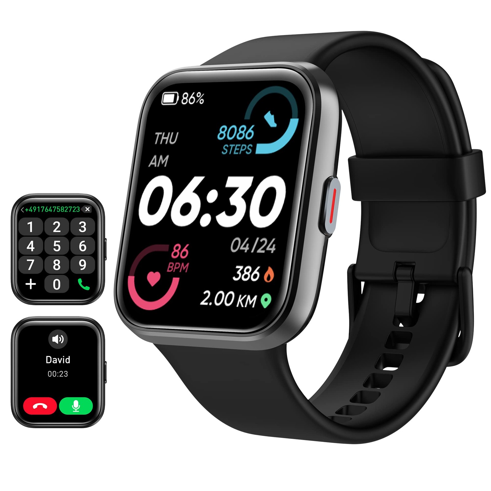 Smart Watch for Men/Women Android/iPhone/Samsung, Alexa Built-in, 1.8″ Touch …