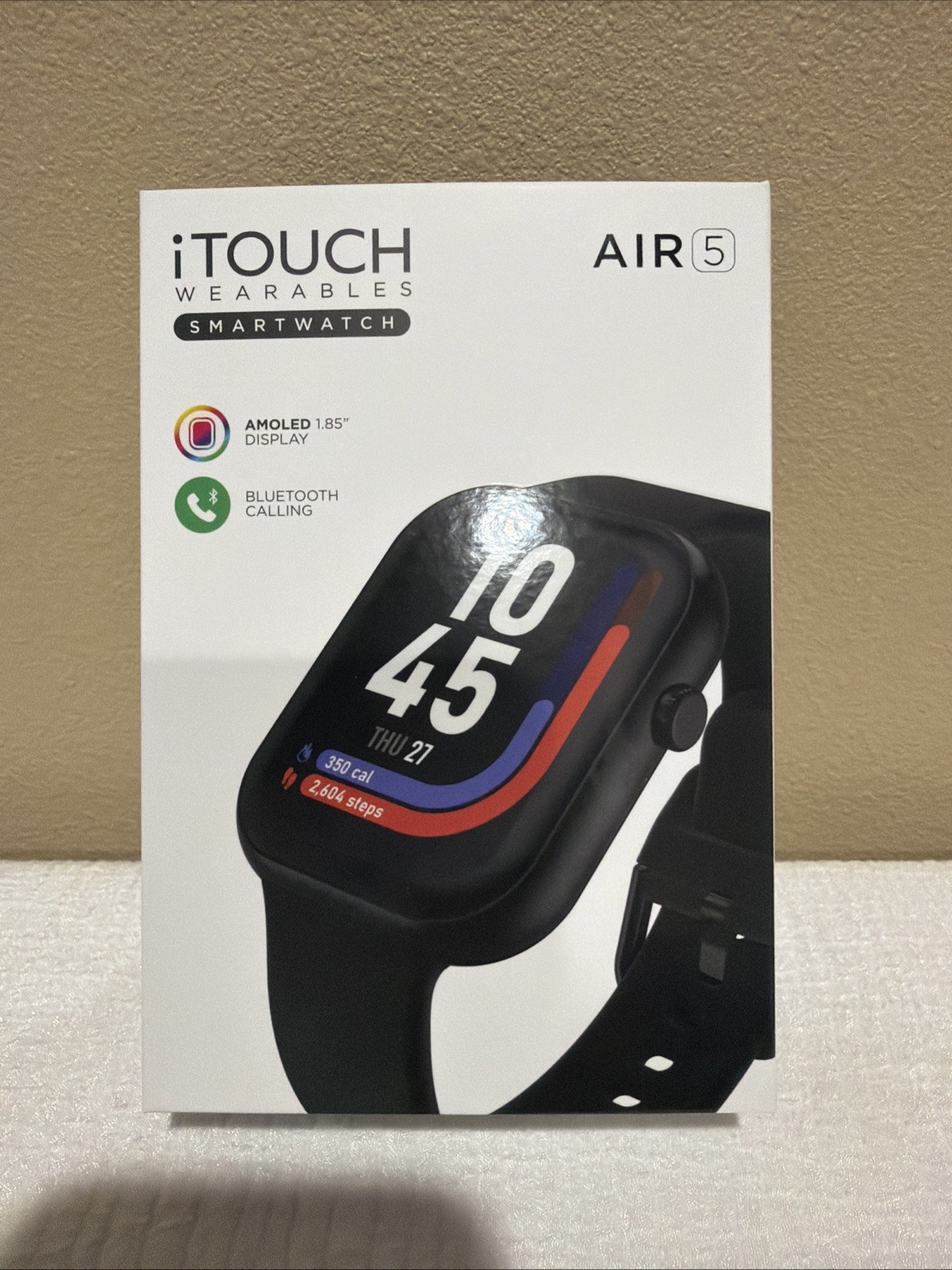 iTOUCH AIR 5 Smartwatch – Silicone Strap Unisex Adult